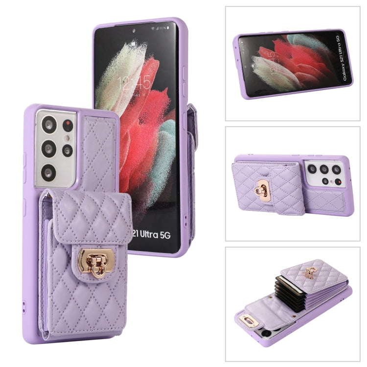 Card Slot Leather Phone Case with Short Lanyard, For Samsung Galaxy S23 5G, For Samsung Galaxy S23+ 5G, For Samsung Galaxy S23 Ultra 5G, For Samsung Galaxy S22 5G, For Samsung Galaxy S22+ 5G, For Samsung Galaxy S22 Ultra 5G, For Samsung Galaxy S21 5G  ...