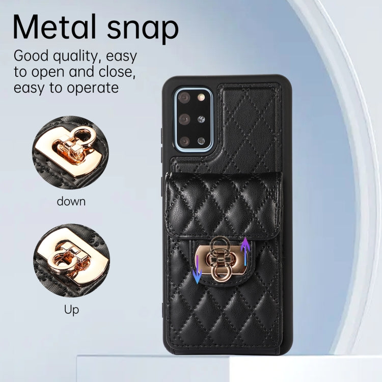 Card Slot Leather Phone Case with Short Lanyard, For Samsung Galaxy S20, For Samsung Galaxy S20+, For Samsung Galaxy S20 Ultra, For Samsung Galaxy S20 FE, For Samsung Galaxy S21 FE