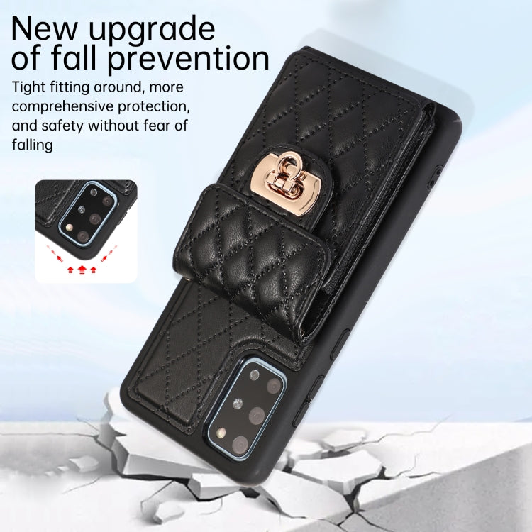 Card Slot Leather Phone Case with Short Lanyard, For Samsung Galaxy S20, For Samsung Galaxy S20+, For Samsung Galaxy S20 Ultra, For Samsung Galaxy S20 FE, For Samsung Galaxy S21 FE