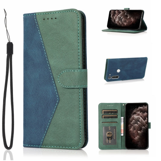 Dual-color Stitching Leather Phone Case, For Motorola Moto G8 Power EU, For Motorola Moto G8 Power US, For Motorola Moto G8 Power Lite, For Motorola Moto G9 / G9 Play / E7 Plus, For Motorola Moto G9 Plus, For Motorola Moto G10 / G20 / G30              ...