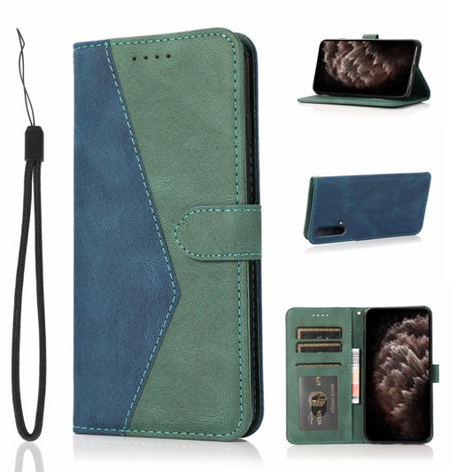 Dual-color Stitching Leather Phone Case, For OnePlus Nord CE 5G, For OnePlus Nord N200 5G, For OPPO A5 2020 / A9 2020, For OPPO A52 / A92, For OPPO A53 5G / A72 5G / A73 5G, For OPPO A53 2020, For OPPO A54 5G / A74 5G, For OPPO A94 5G                  ...