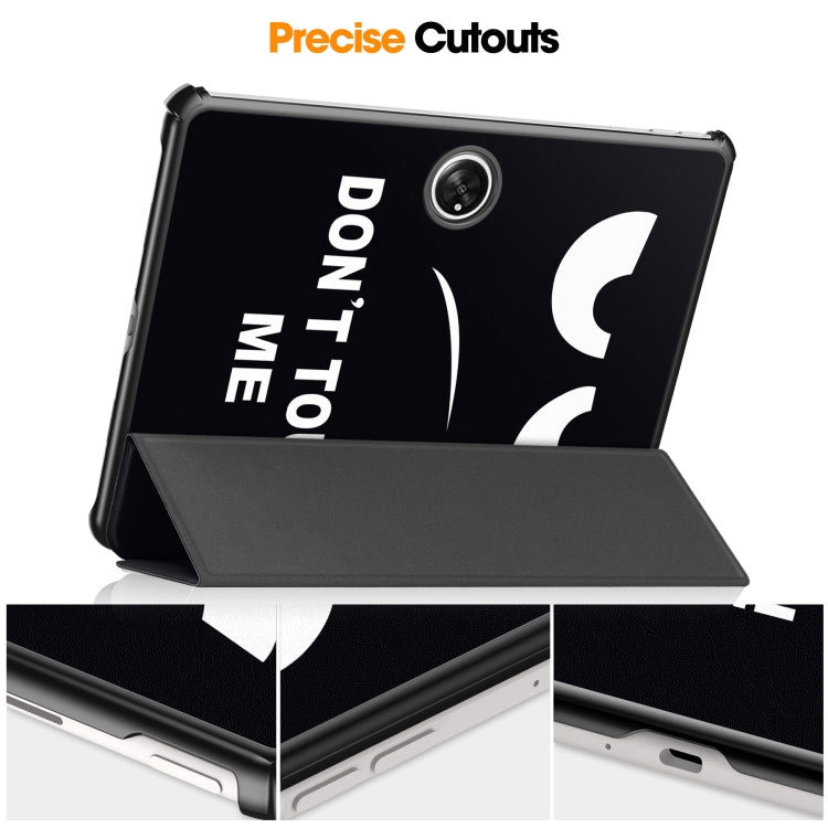 Custer Painted 3-Fold Holder Smart Leather Tablet Case, For OnePlus Pad