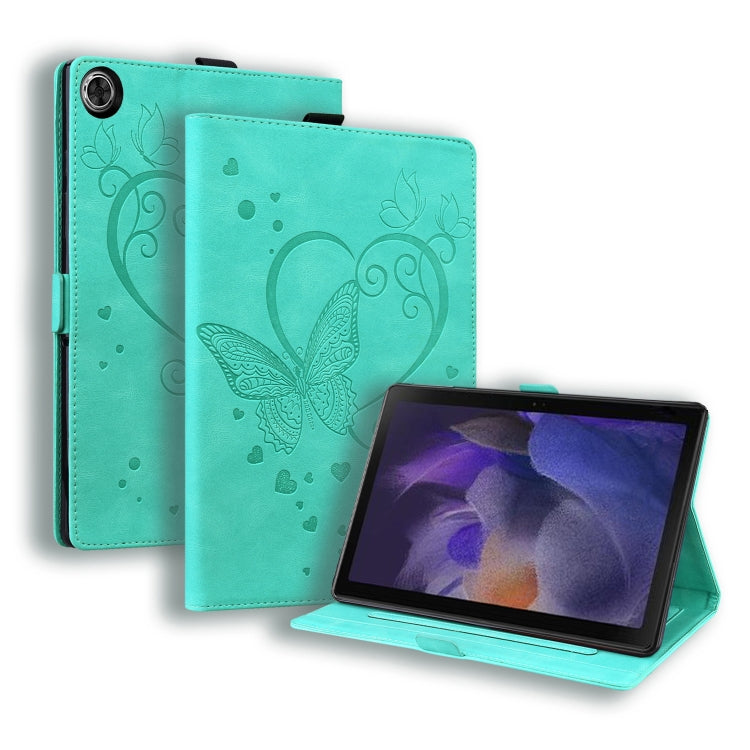 Love Butterfly Pattern Leather Tablet Case with Holder & Sleep / Wake-up Function, For Samsung Galaxy Tab A8 10.5 2021