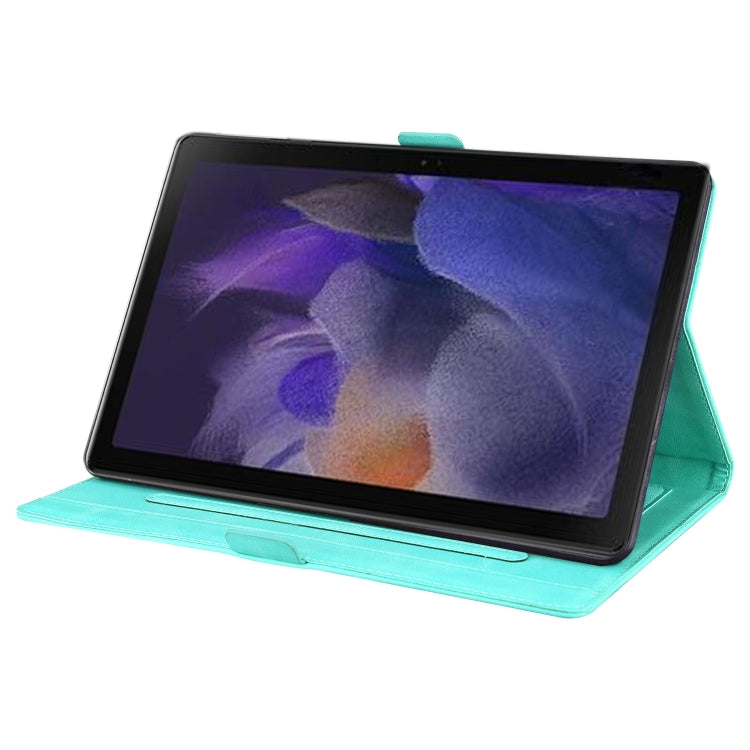Love Butterfly Pattern Leather Tablet Case with Holder & Sleep / Wake-up Function, For Samsung Galaxy Tab A8 10.5 2021
