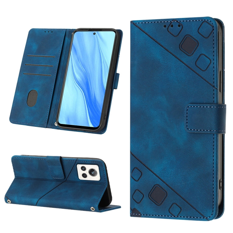 Skin-feel Embossed Leather Phone Case, For OPPO A96 5G / Reno7z / Reno7 Lite 5G / F21 Pro 5G / Reno8 z / OnePlus Nord N20, For OPPO K10X / Realme 9 Pro, For Realme 10, For Realme 10 5G, For Realme 10 Pro, For Realme C11, For Realme C33                 ...