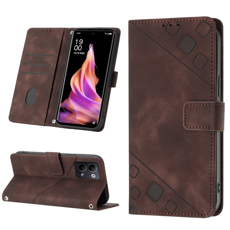 Skin-feel Embossed Leather Phone Case, For OPPO Reno9 5G／Reno9 Pro 5G, For Xiaomi Redmi 6 Pro / A2 Lite, For Xiaomi Redmi Note 12 Pro+ Global / Redmi Note 12 Explorer, For Xiaomi 13 Lite 5G, For Xiaomi Poco X5 5G                                        ...