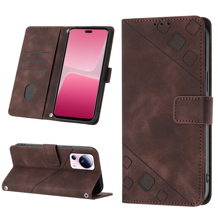 Skin-feel Embossed Leather Phone Case, For OPPO Reno9 5G／Reno9 Pro 5G, For Xiaomi Redmi 6 Pro / A2 Lite, For Xiaomi Redmi Note 12 Pro+ Global / Redmi Note 12 Explorer, For Xiaomi 13 Lite 5G, For Xiaomi Poco X5 5G                                        ...