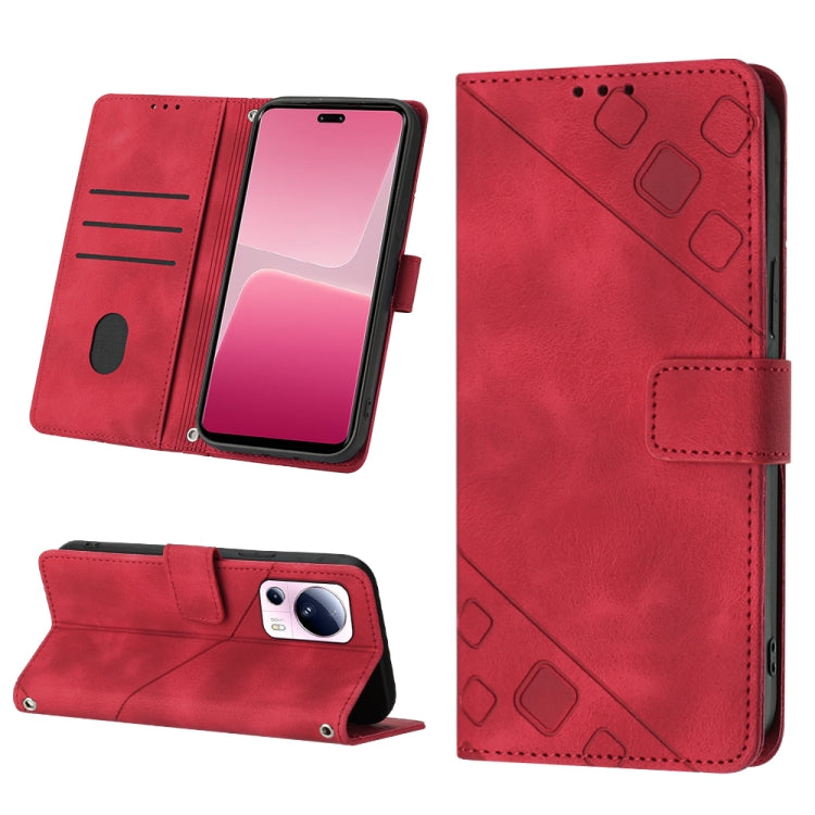 Skin-feel Embossed Leather Phone Case, For OPPO Reno9 5G／Reno9 Pro 5G, For Xiaomi Redmi 6 Pro / A2 Lite, For Xiaomi Redmi Note 12 Pro+ Global / Redmi Note 12 Explorer, For Xiaomi 13 Lite 5G, For Xiaomi Poco X5 5G                                        ...