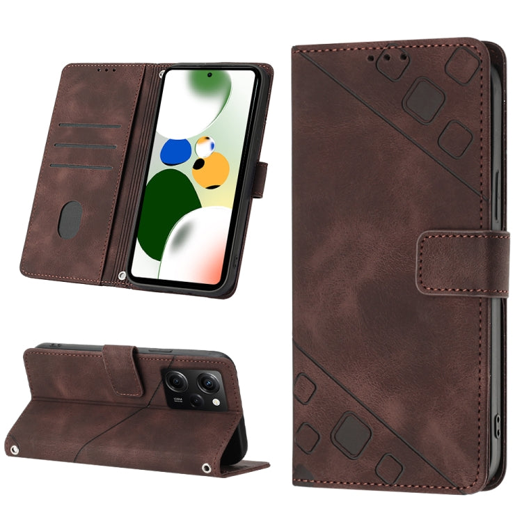 Skin-feel Embossed Leather Phone Case, For OPPO Reno9 5G／Reno9 Pro 5G, For Xiaomi Redmi 6 Pro / A2 Lite, For Xiaomi Redmi Note 12 Pro+ Global / Redmi Note 12 Explorer, For Xiaomi 13 Lite 5G, For Xiaomi Poco X5 5G                                        ...