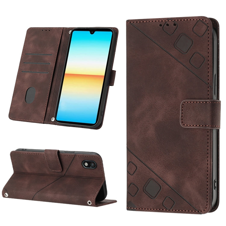 Skin-feel Embossed Leather Phone Case, For OPPO Reno9 5G／Reno9 Pro 5G, For Xiaomi Redmi 6 Pro / A2 Lite, For Xiaomi Redmi Note 12 Pro+ Global / Redmi Note 12 Explorer, For Xiaomi 13 Lite 5G, For Xiaomi Poco X5 5G                                        ...