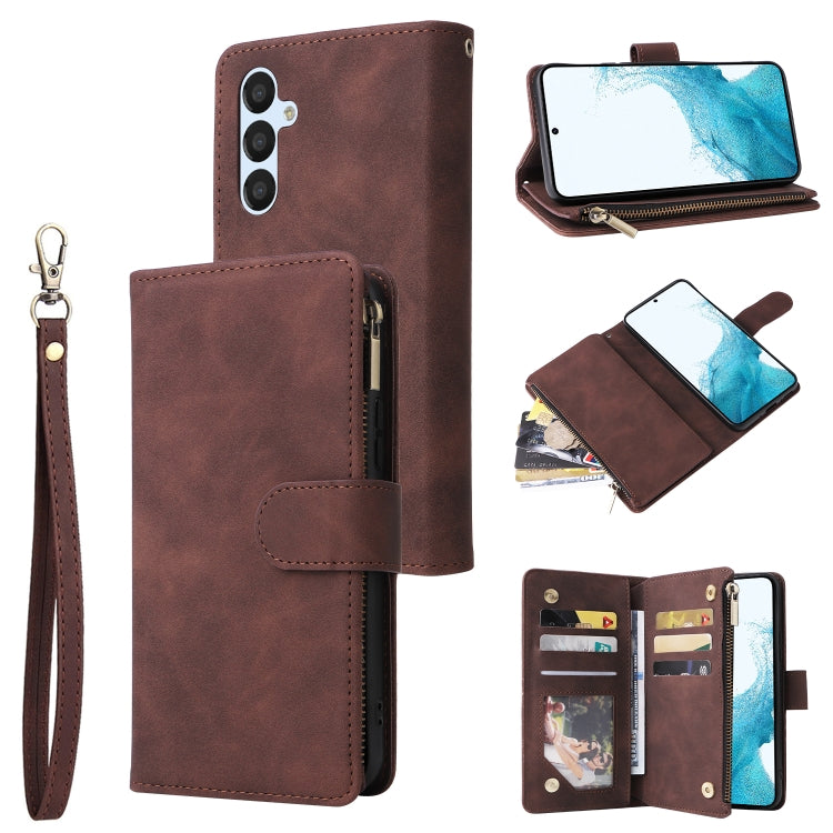 Multifunctional Multi-Card Wallet Phone Leather Case, For Samsung Galaxy A34 5G, For Samsung Galaxy A54 5G, For Xiaomi Redmi Note 12 5G, For Xiaomi Redmi Note 12 Pro 5G, For Xiaomi Redmi Note 12 Pro+ 5G, For Xiaomi 12T / 12T Pro, For Google Pixel 7A
