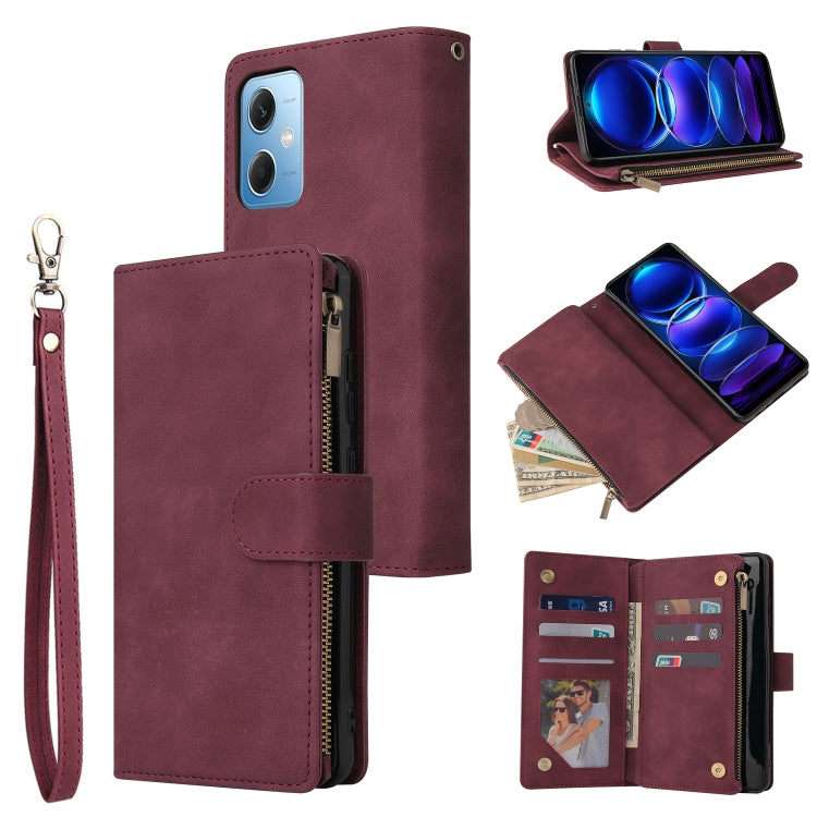 Multifunctional Multi-Card Wallet Phone Leather Case, For Samsung Galaxy A34 5G, For Samsung Galaxy A54 5G, For Xiaomi Redmi Note 12 5G, For Xiaomi Redmi Note 12 Pro 5G, For Xiaomi Redmi Note 12 Pro+ 5G, For Xiaomi 12T / 12T Pro, For Google Pixel 7A