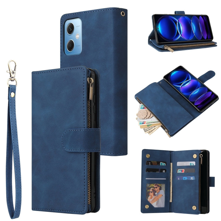 Multifunctional Multi-Card Wallet Phone Leather Case, For Samsung Galaxy A34 5G, For Samsung Galaxy A54 5G, For Xiaomi Redmi Note 12 5G, For Xiaomi Redmi Note 12 Pro 5G, For Xiaomi Redmi Note 12 Pro+ 5G, For Xiaomi 12T / 12T Pro, For Google Pixel 7A