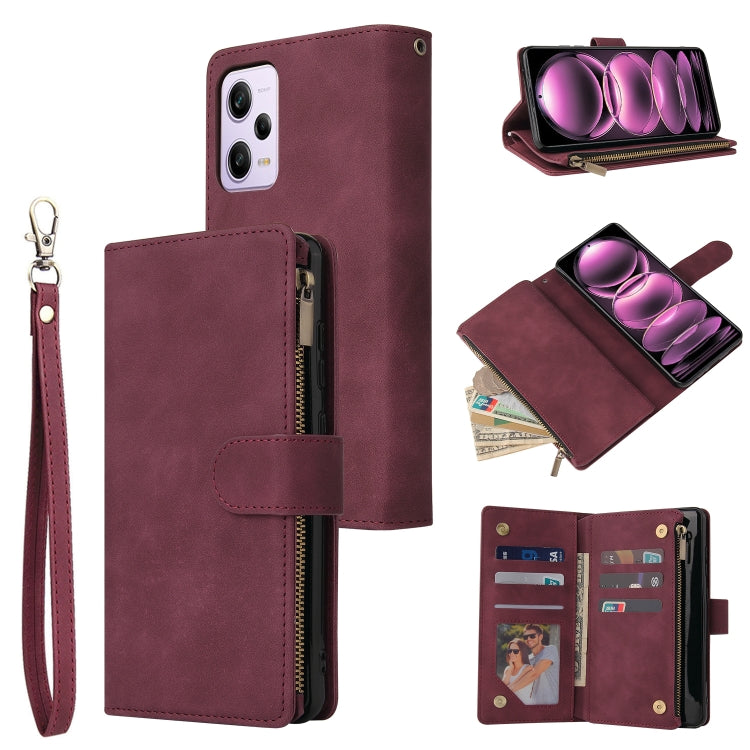Multifunctional Multi-Card Wallet Phone Leather Case, For Samsung Galaxy A34 5G, For Samsung Galaxy A54 5G, For Xiaomi Redmi Note 12 5G, For Xiaomi Redmi Note 12 Pro 5G, For Xiaomi Redmi Note 12 Pro+ 5G, For Xiaomi 12T / 12T Pro, For Google Pixel 7A