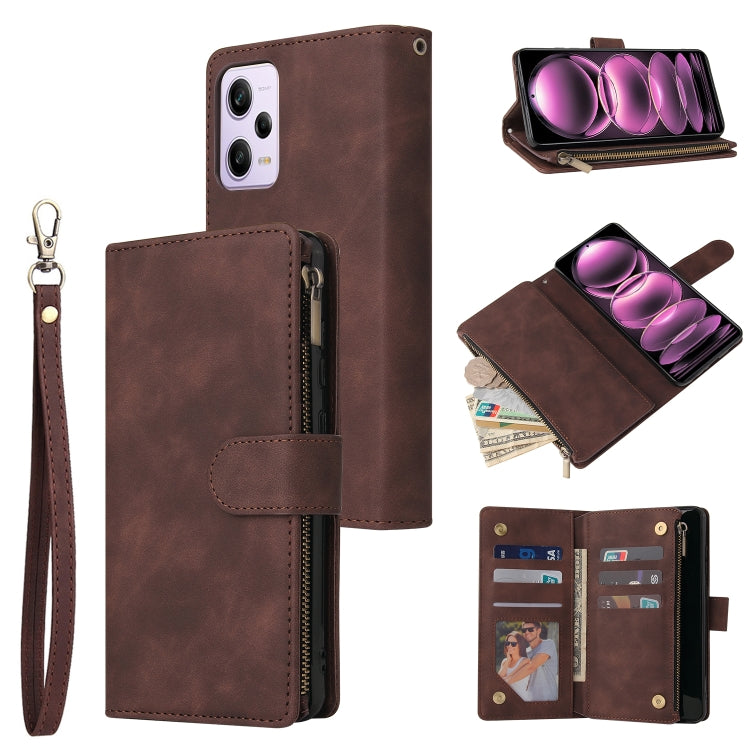 Multifunctional Multi-Card Wallet Phone Leather Case, For Samsung Galaxy A34 5G, For Samsung Galaxy A54 5G, For Xiaomi Redmi Note 12 5G, For Xiaomi Redmi Note 12 Pro 5G, For Xiaomi Redmi Note 12 Pro+ 5G, For Xiaomi 12T / 12T Pro, For Google Pixel 7A