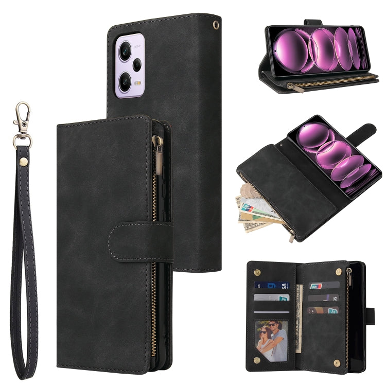 Multifunctional Multi-Card Wallet Phone Leather Case, For Samsung Galaxy A34 5G, For Samsung Galaxy A54 5G, For Xiaomi Redmi Note 12 5G, For Xiaomi Redmi Note 12 Pro 5G, For Xiaomi Redmi Note 12 Pro+ 5G, For Xiaomi 12T / 12T Pro, For Google Pixel 7A