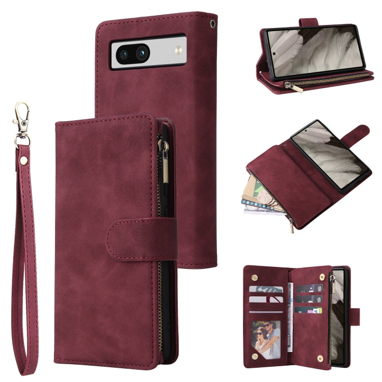 Multifunctional Multi-Card Wallet Phone Leather Case, For Samsung Galaxy A34 5G, For Samsung Galaxy A54 5G, For Xiaomi Redmi Note 12 5G, For Xiaomi Redmi Note 12 Pro 5G, For Xiaomi Redmi Note 12 Pro+ 5G, For Xiaomi 12T / 12T Pro, For Google Pixel 7A