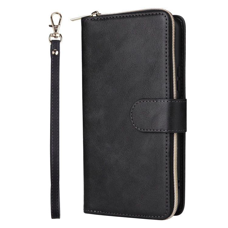 9 Card Slots Zipper Wallet Bag Leather Phone Case, For Samsung Galaxy A34, For Samsung Galaxy A54, For Xiaomi Redmi Note 12 5G Global / Poco X5, For Xiaomi Redmi Note 12 Pro 5G Speed / Note 12 Pro 5G Global / Poco X5 Pro                                ...