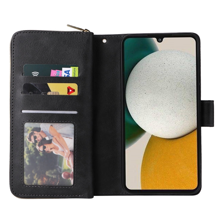 9 Card Slots Zipper Wallet Bag Leather Phone Case, For Samsung Galaxy A34, For Samsung Galaxy A54, For Xiaomi Redmi Note 12 5G Global / Poco X5, For Xiaomi Redmi Note 12 Pro 5G Speed / Note 12 Pro 5G Global / Poco X5 Pro                                ...
