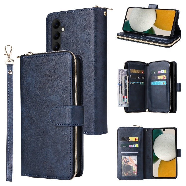 9 Card Slots Zipper Wallet Bag Leather Phone Case, For Samsung Galaxy A34, For Samsung Galaxy A54, For Xiaomi Redmi Note 12 5G Global / Poco X5, For Xiaomi Redmi Note 12 Pro 5G Speed / Note 12 Pro 5G Global / Poco X5 Pro                                ...