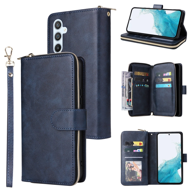 9 Card Slots Zipper Wallet Bag Leather Phone Case, For Samsung Galaxy A34, For Samsung Galaxy A54, For Xiaomi Redmi Note 12 5G Global / Poco X5, For Xiaomi Redmi Note 12 Pro 5G Speed / Note 12 Pro 5G Global / Poco X5 Pro                                ...