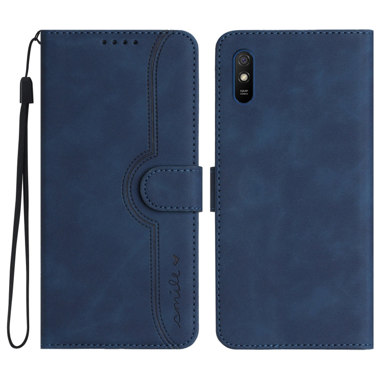 Heart Pattern Skin Feel Leather Phone Case, For Xiaomi Redmi 9/9 Prime/Poco M2, For Xiaomi Redmi 9A/9AT/9i, For Xiaomi Redmi 9C/9C NFC/Poco C3, For Xiaomi Redmi 10A 4G, For Xiaomi Redmi 10C 4G Global/10 India/10 Power, For Xiaomi Redmi A1+             ...
