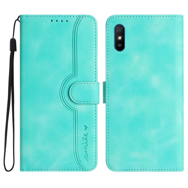 Heart Pattern Skin Feel Leather Phone Case, For Xiaomi Redmi 9/9 Prime/Poco M2, For Xiaomi Redmi 9A/9AT/9i, For Xiaomi Redmi 9C/9C NFC/Poco C3, For Xiaomi Redmi 10A 4G, For Xiaomi Redmi 10C 4G Global/10 India/10 Power, For Xiaomi Redmi A1+             ...