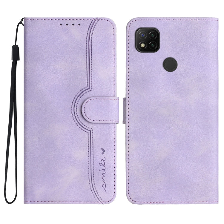 Heart Pattern Skin Feel Leather Phone Case, For Xiaomi Redmi 9/9 Prime/Poco M2, For Xiaomi Redmi 9A/9AT/9i, For Xiaomi Redmi 9C/9C NFC/Poco C3, For Xiaomi Redmi 10A 4G, For Xiaomi Redmi 10C 4G Global/10 India/10 Power, For Xiaomi Redmi A1+             ...