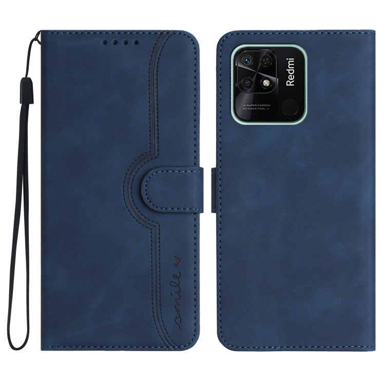 Heart Pattern Skin Feel Leather Phone Case, For Xiaomi Redmi 9/9 Prime/Poco M2, For Xiaomi Redmi 9A/9AT/9i, For Xiaomi Redmi 9C/9C NFC/Poco C3, For Xiaomi Redmi 10A 4G, For Xiaomi Redmi 10C 4G Global/10 India/10 Power, For Xiaomi Redmi A1+             ...