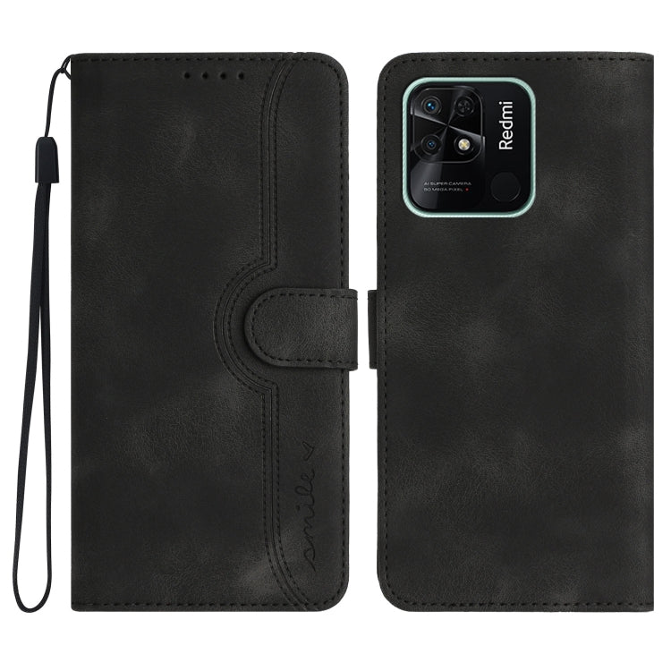 Heart Pattern Skin Feel Leather Phone Case, For Xiaomi Redmi 9/9 Prime/Poco M2, For Xiaomi Redmi 9A/9AT/9i, For Xiaomi Redmi 9C/9C NFC/Poco C3, For Xiaomi Redmi 10A 4G, For Xiaomi Redmi 10C 4G Global/10 India/10 Power, For Xiaomi Redmi A1+             ...