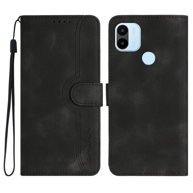 Heart Pattern Skin Feel Leather Phone Case, For Xiaomi Redmi 9/9 Prime/Poco M2, For Xiaomi Redmi 9A/9AT/9i, For Xiaomi Redmi 9C/9C NFC/Poco C3, For Xiaomi Redmi 10A 4G, For Xiaomi Redmi 10C 4G Global/10 India/10 Power, For Xiaomi Redmi A1+             ...