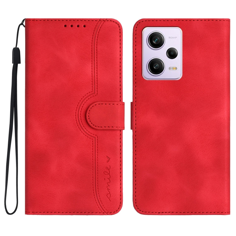 Heart Pattern Skin Feel Leather Phone Case, For Xiaomi Redmi Note 12 5G, For Xiaomi Redmi Note 12 Pro 5G, For Xiaomi Redmi Note 12 Pro+ 5G, For Xiaomi 11T/11T Pro, For Xiaomi 12T/12T Pro/Redmi K50 Ultra, For Xiaomi 13, For Xiaomi 13 Pro, For Xiaomi Civi 2