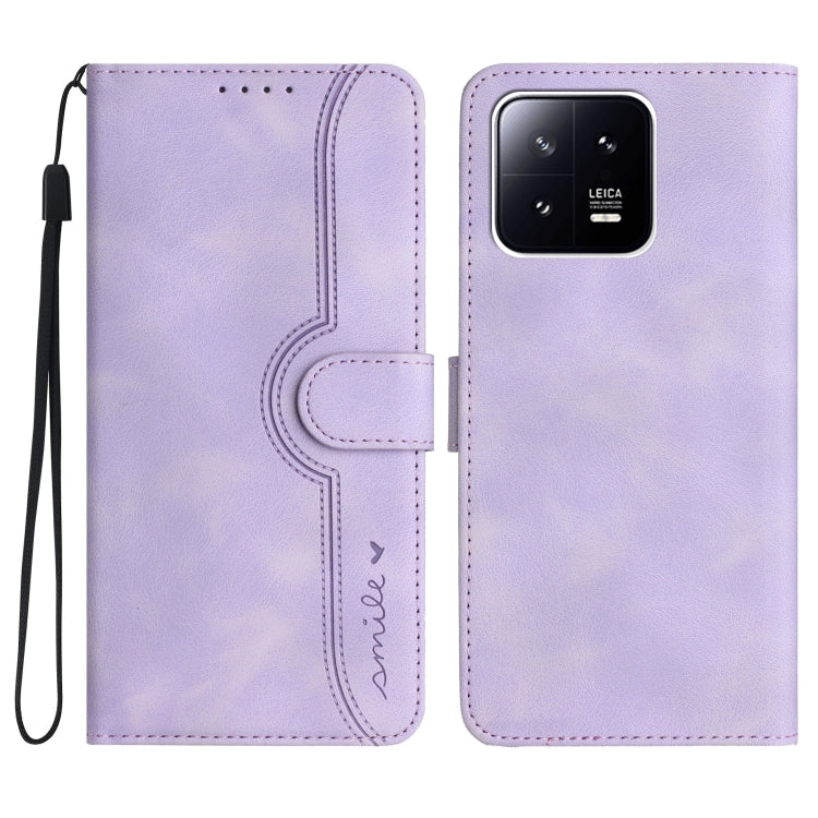 Heart Pattern Skin Feel Leather Phone Case, For Xiaomi Redmi Note 12 5G, For Xiaomi Redmi Note 12 Pro 5G, For Xiaomi Redmi Note 12 Pro+ 5G, For Xiaomi 11T/11T Pro, For Xiaomi 12T/12T Pro/Redmi K50 Ultra, For Xiaomi 13, For Xiaomi 13 Pro, For Xiaomi Civi 2
