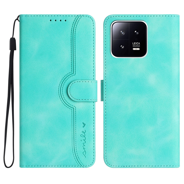 Heart Pattern Skin Feel Leather Phone Case, For Xiaomi Redmi Note 12 5G, For Xiaomi Redmi Note 12 Pro 5G, For Xiaomi Redmi Note 12 Pro+ 5G, For Xiaomi 11T/11T Pro, For Xiaomi 12T/12T Pro/Redmi K50 Ultra, For Xiaomi 13, For Xiaomi 13 Pro, For Xiaomi Civi 2