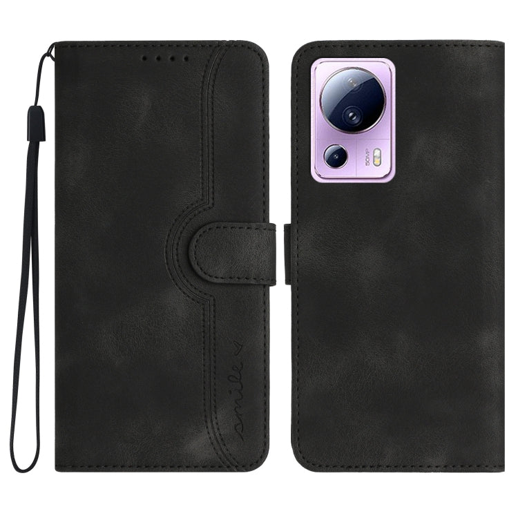 Heart Pattern Skin Feel Leather Phone Case, For Xiaomi Redmi Note 12 5G, For Xiaomi Redmi Note 12 Pro 5G, For Xiaomi Redmi Note 12 Pro+ 5G, For Xiaomi 11T/11T Pro, For Xiaomi 12T/12T Pro/Redmi K50 Ultra, For Xiaomi 13, For Xiaomi 13 Pro, For Xiaomi Civi 2