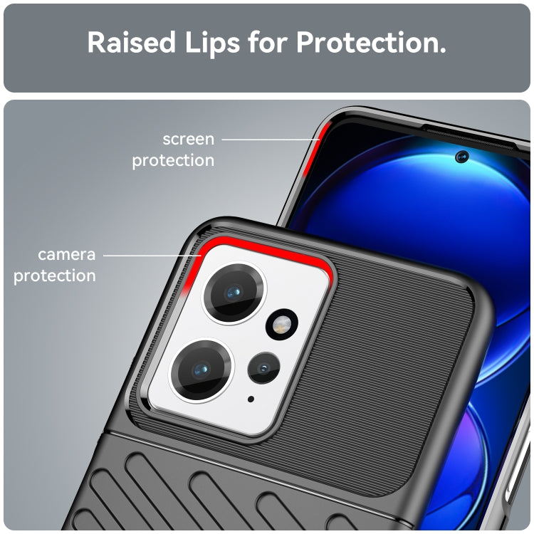 Thunderbolt Shockproof TPU Protective Soft Phone Case, For Xiaomi Redmi Note 12 4G Global