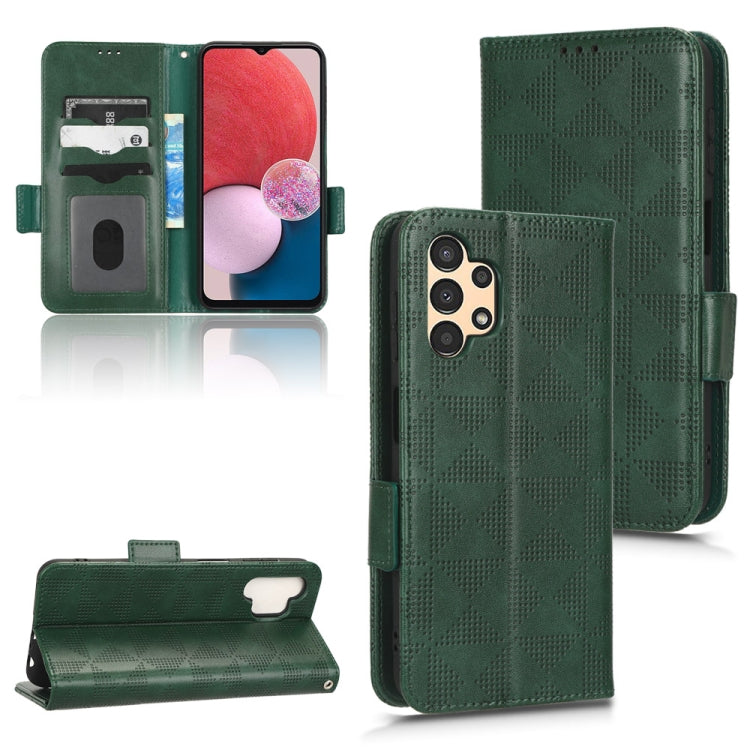 Symmetrical Triangle Leather Phone Case, For Samsung Galaxy A13 4G, For Samsung Galaxy A13 5G, For Samsung Galaxy A14 4G, For Samsung Galaxy A14 5G, For Samsung Galaxy A22 4G / M22 4G, For Samsung Galaxy A22 5G, For Samsung Galaxy A22 5G JP Version    ...