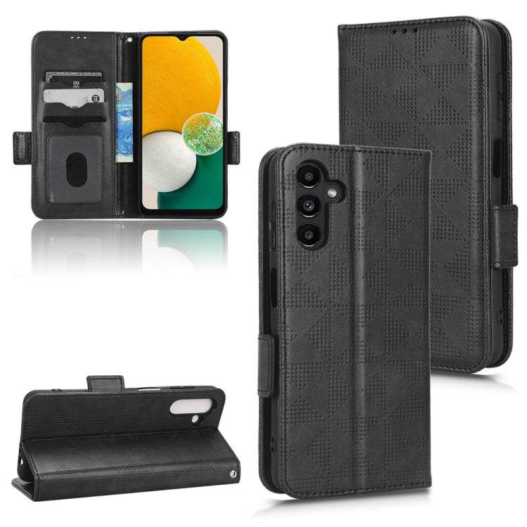 Symmetrical Triangle Leather Phone Case, For Samsung Galaxy A13 4G, For Samsung Galaxy A13 5G, For Samsung Galaxy A14 4G, For Samsung Galaxy A14 5G, For Samsung Galaxy A22 4G / M22 4G, For Samsung Galaxy A22 5G, For Samsung Galaxy A22 5G JP Version    ...