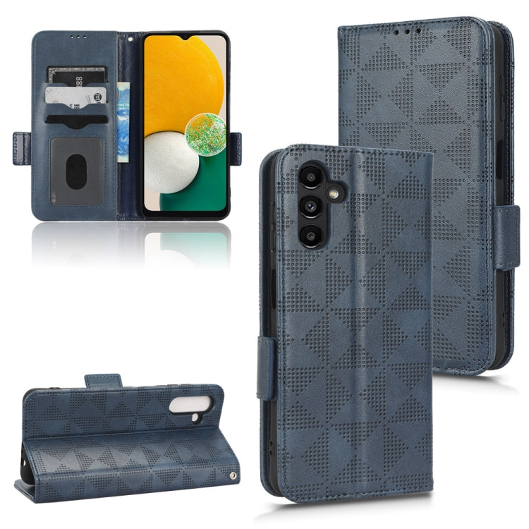 Symmetrical Triangle Leather Phone Case, For Samsung Galaxy A13 4G, For Samsung Galaxy A13 5G, For Samsung Galaxy A14 4G, For Samsung Galaxy A14 5G, For Samsung Galaxy A22 4G / M22 4G, For Samsung Galaxy A22 5G, For Samsung Galaxy A22 5G JP Version    ...
