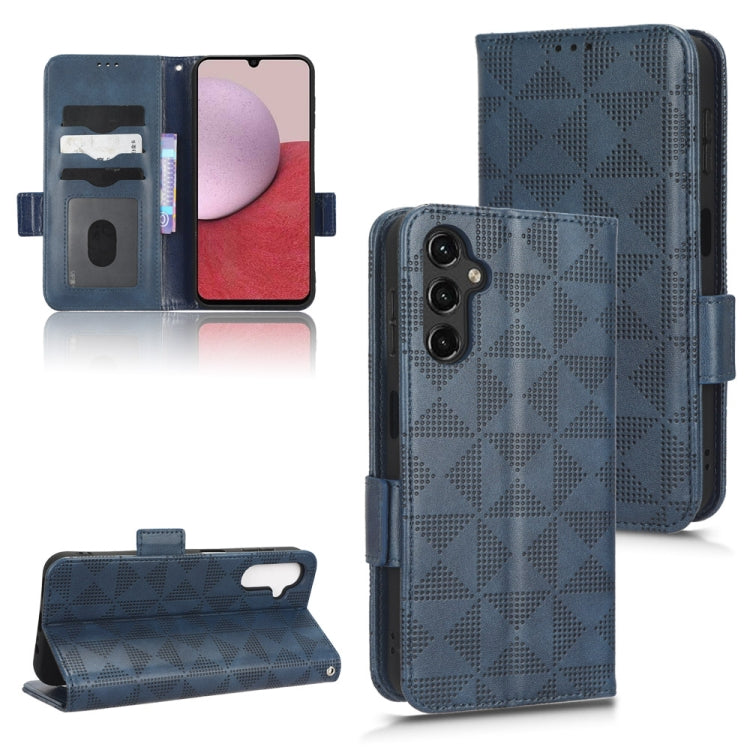 Symmetrical Triangle Leather Phone Case, For Samsung Galaxy A13 4G, For Samsung Galaxy A13 5G, For Samsung Galaxy A14 4G, For Samsung Galaxy A14 5G, For Samsung Galaxy A22 4G / M22 4G, For Samsung Galaxy A22 5G, For Samsung Galaxy A22 5G JP Version    ...