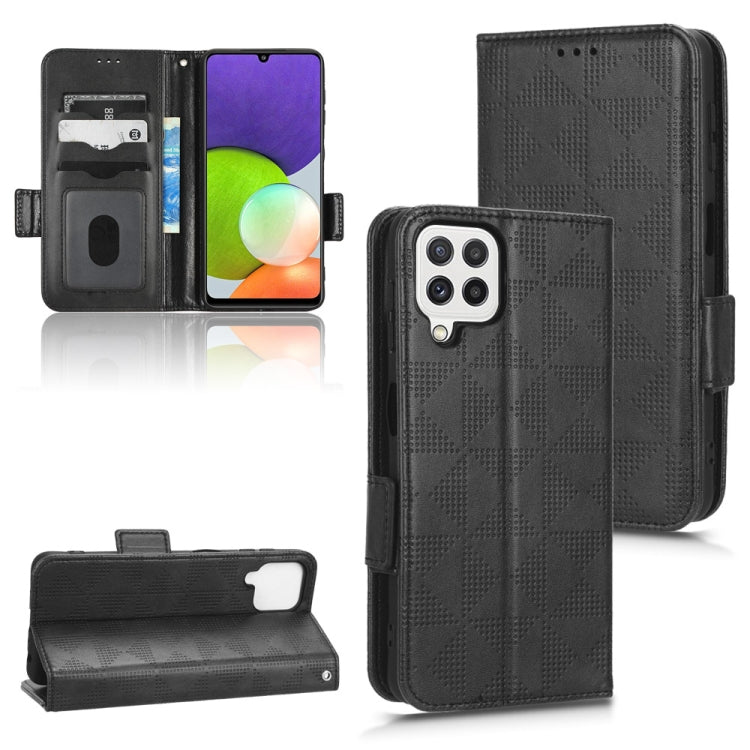 Symmetrical Triangle Leather Phone Case, For Samsung Galaxy A13 4G, For Samsung Galaxy A13 5G, For Samsung Galaxy A14 4G, For Samsung Galaxy A14 5G, For Samsung Galaxy A22 4G / M22 4G, For Samsung Galaxy A22 5G, For Samsung Galaxy A22 5G JP Version    ...