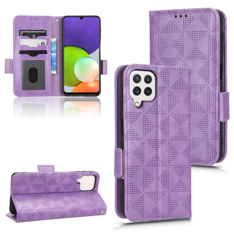Symmetrical Triangle Leather Phone Case, For Samsung Galaxy A13 4G, For Samsung Galaxy A13 5G, For Samsung Galaxy A14 4G, For Samsung Galaxy A14 5G, For Samsung Galaxy A22 4G / M22 4G, For Samsung Galaxy A22 5G, For Samsung Galaxy A22 5G JP Version    ...
