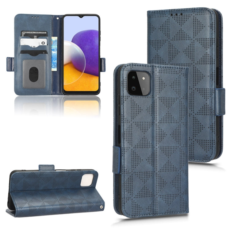 Symmetrical Triangle Leather Phone Case, For Samsung Galaxy A13 4G, For Samsung Galaxy A13 5G, For Samsung Galaxy A14 4G, For Samsung Galaxy A14 5G, For Samsung Galaxy A22 4G / M22 4G, For Samsung Galaxy A22 5G, For Samsung Galaxy A22 5G JP Version    ...