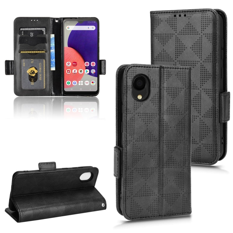 Symmetrical Triangle Leather Phone Case, For Samsung Galaxy A13 4G, For Samsung Galaxy A13 5G, For Samsung Galaxy A14 4G, For Samsung Galaxy A14 5G, For Samsung Galaxy A22 4G / M22 4G, For Samsung Galaxy A22 5G, For Samsung Galaxy A22 5G JP Version    ...