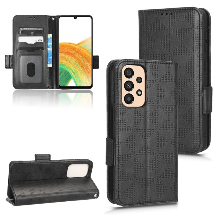 Symmetrical Triangle Leather Phone Case, For Samsung Galaxy A13 4G, For Samsung Galaxy A13 5G, For Samsung Galaxy A14 4G, For Samsung Galaxy A14 5G, For Samsung Galaxy A22 4G / M22 4G, For Samsung Galaxy A22 5G, For Samsung Galaxy A22 5G JP Version    ...