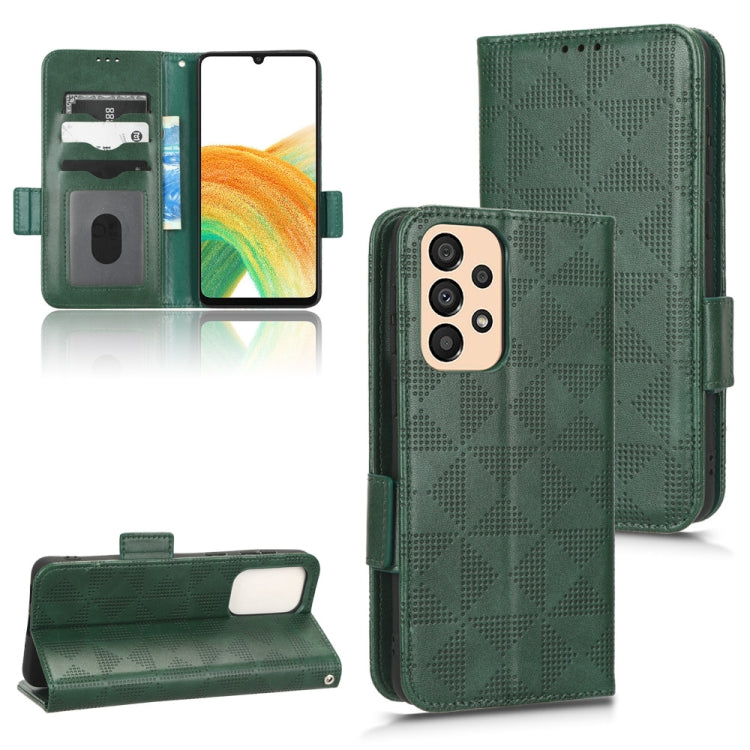 Symmetrical Triangle Leather Phone Case, For Samsung Galaxy A13 4G, For Samsung Galaxy A13 5G, For Samsung Galaxy A14 4G, For Samsung Galaxy A14 5G, For Samsung Galaxy A22 4G / M22 4G, For Samsung Galaxy A22 5G, For Samsung Galaxy A22 5G JP Version    ...