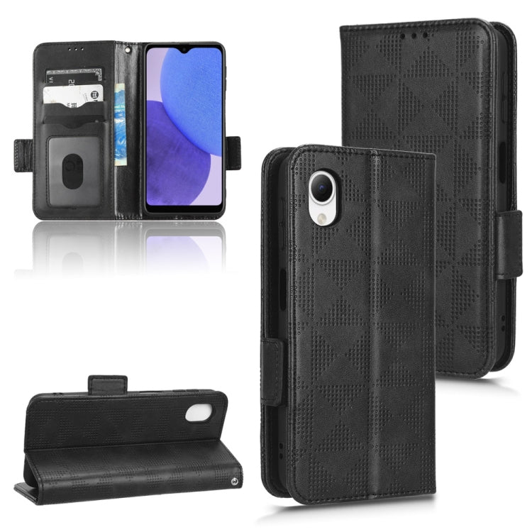 Symmetrical Triangle Leather Phone Case, For Samsung Galaxy A13 4G, For Samsung Galaxy A13 5G, For Samsung Galaxy A14 4G, For Samsung Galaxy A14 5G, For Samsung Galaxy A22 4G / M22 4G, For Samsung Galaxy A22 5G, For Samsung Galaxy A22 5G JP Version    ...