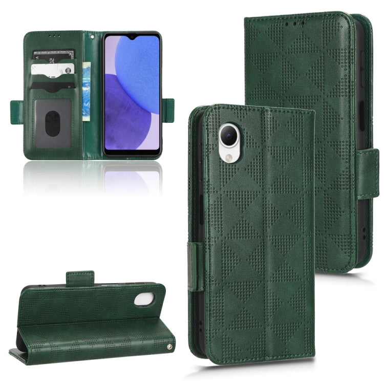 Symmetrical Triangle Leather Phone Case, For Samsung Galaxy A13 4G, For Samsung Galaxy A13 5G, For Samsung Galaxy A14 4G, For Samsung Galaxy A14 5G, For Samsung Galaxy A22 4G / M22 4G, For Samsung Galaxy A22 5G, For Samsung Galaxy A22 5G JP Version    ...