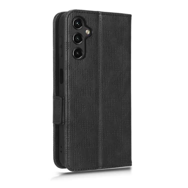 Symmetrical Triangle Leather Phone Case, For Samsung Galaxy A24 4G, For Samsung Galaxy A33 5G, For Samsung Galaxy A34 5G, For Samsung Galaxy A53 5G, For Samsung Galaxy A54 5G, For Samsung Galaxy M33 5G, For Samsung Galaxy M53 5G                        ...