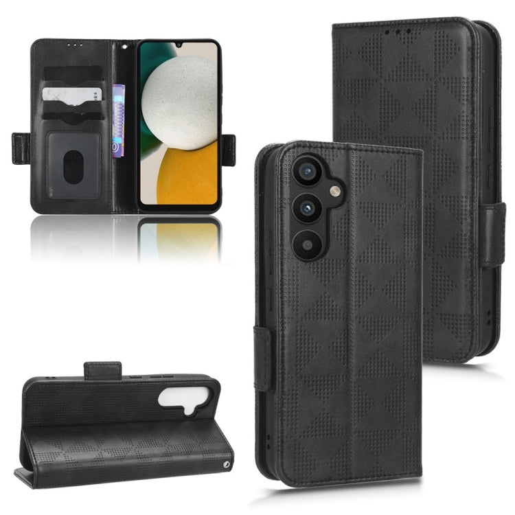 Symmetrical Triangle Leather Phone Case, For Samsung Galaxy A24 4G, For Samsung Galaxy A33 5G, For Samsung Galaxy A34 5G, For Samsung Galaxy A53 5G, For Samsung Galaxy A54 5G, For Samsung Galaxy M33 5G, For Samsung Galaxy M53 5G                        ...